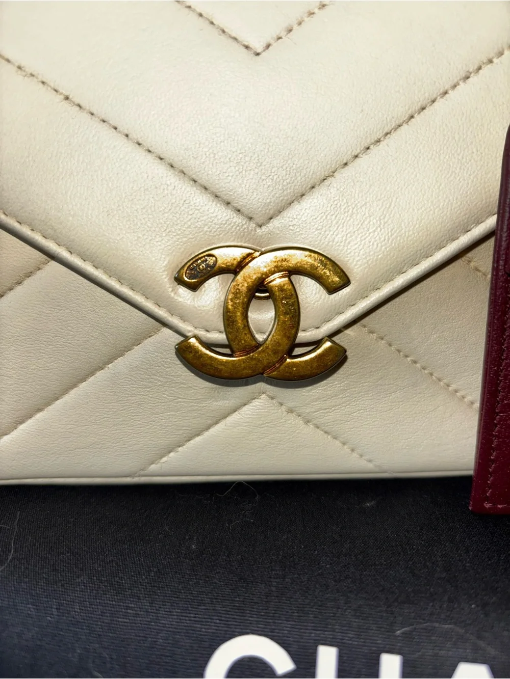 CHANEL classic chevron
